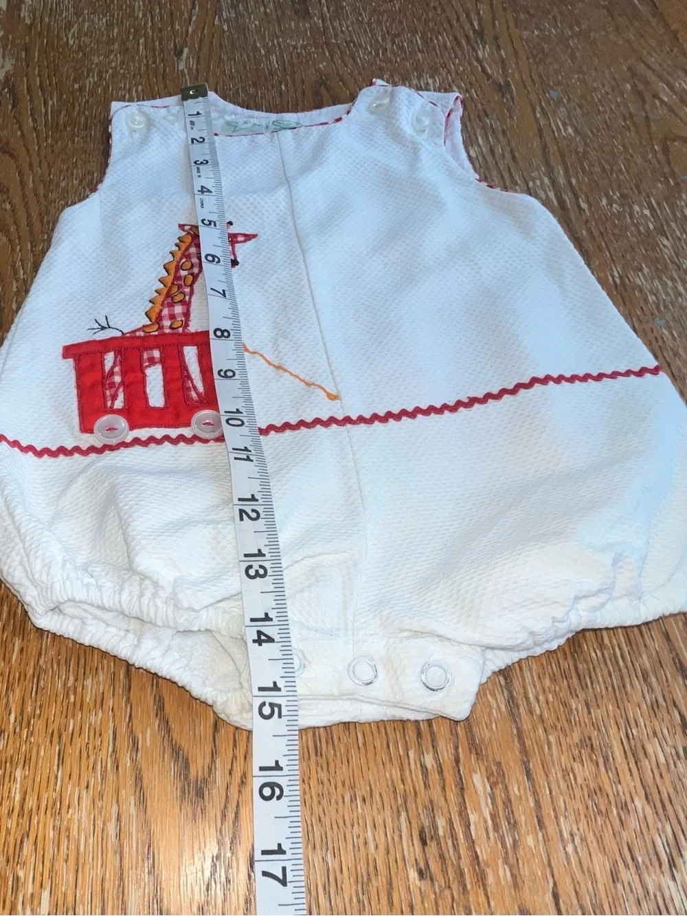 Vintage 80s-90s Baby Threads Bubble Romper Size 12-18 months